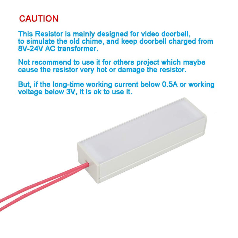  [AUSTRALIA] - 50 Watt 25 Ohm Wirewound Resistor, 50W 25 Ohm Wire Wound Resistor Chassis Mount Resistor, 50 Watts 25 Ohm Wirewound Resistor Aluminum Case, 50W 25Ohm Resistor, 50watts 25ohm Resistor, 50 Watt 25 Ohm