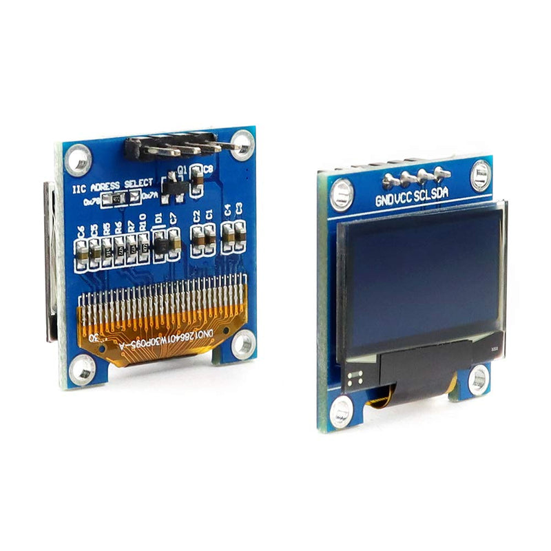  [AUSTRALIA] - YXPCARS 0.96 Inch 128 x 64 12864 Pixel OLED LCD Display 4 Pin for Arduino (White Light) White Light