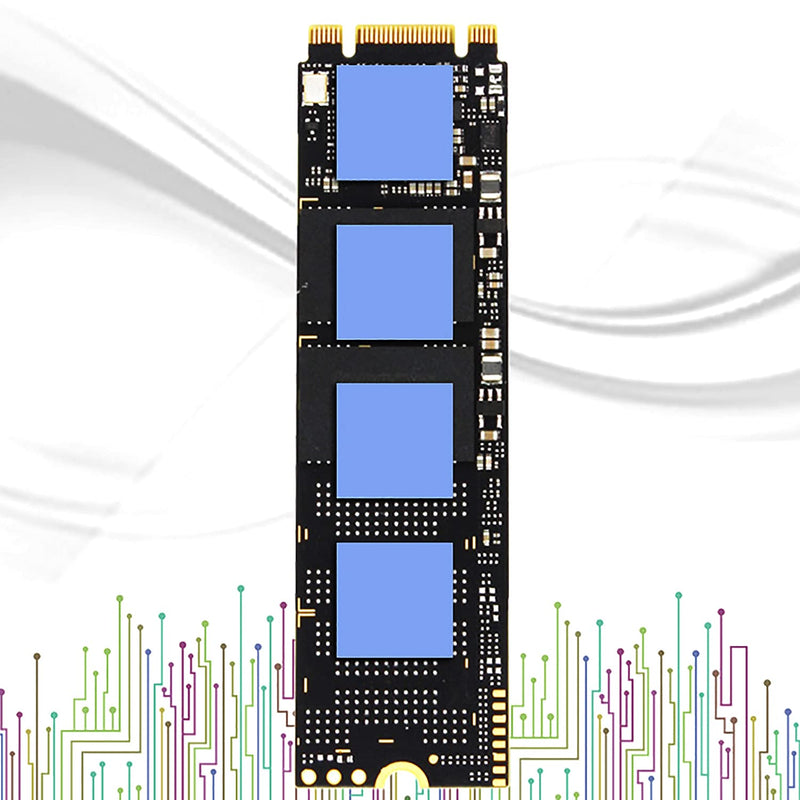 SIXQJZML 30Pcs 15x15x1mm Soft Silicone Thermal Conductive Pads Heatsink IC Chipset Northbridge for CPU GPU Heatsink 15mmx15mm - LeoForward Australia