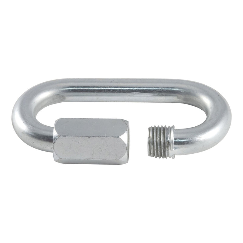  [AUSTRALIA] - CURT 82933 Threaded Quick Link Trailer Safety Chain Hook Carabiner Clip 3/8-Inch Diameter, 2,200 lbs