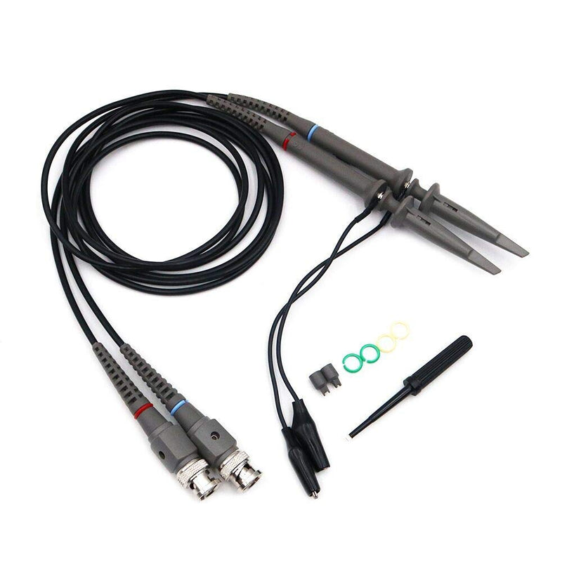  [AUSTRALIA] - DollaTek 2Pcs P6100 Oscilloscope 100MHz Probe Clip Cable