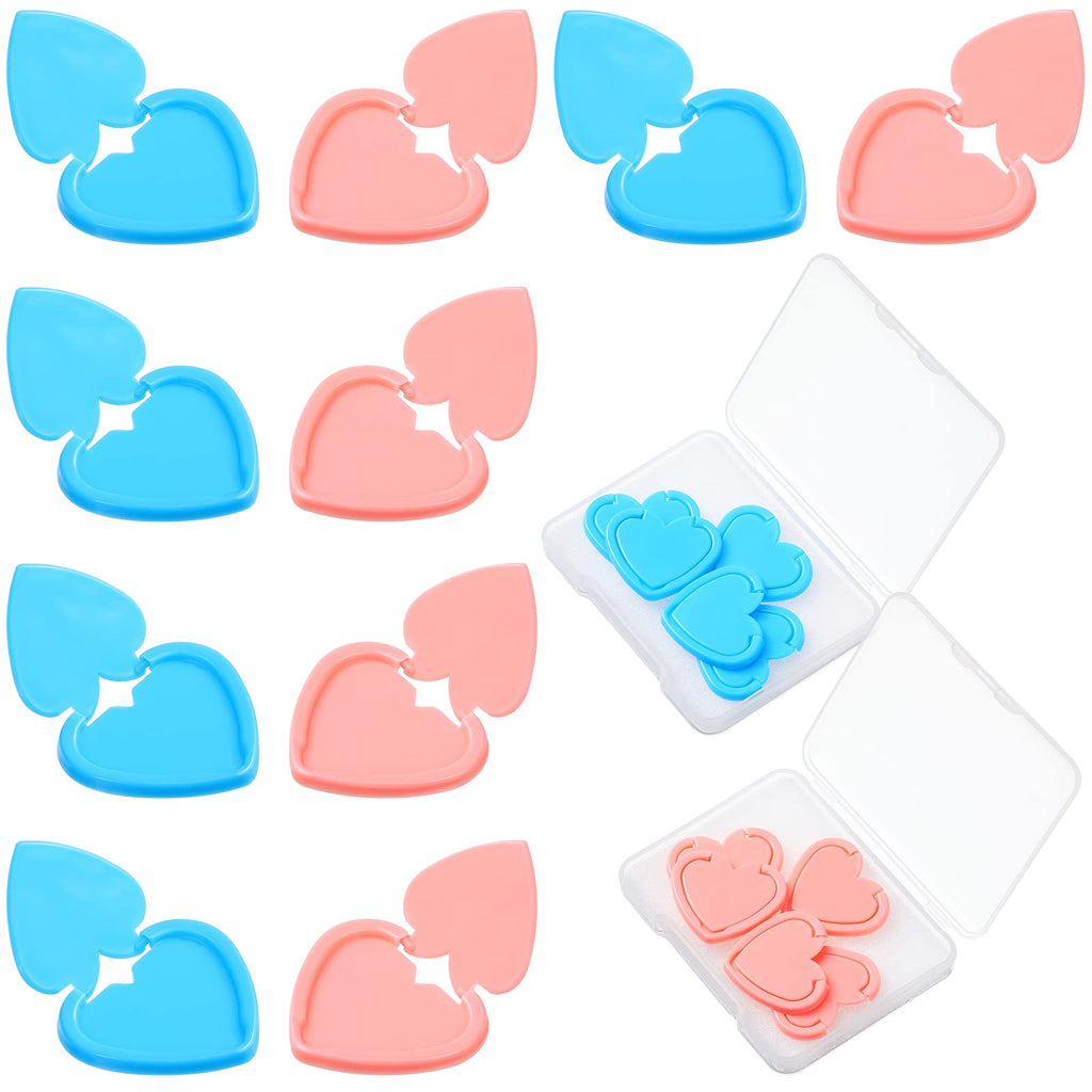  [AUSTRALIA] - 10 Pieces Diamond Painting Accessories Light Pad Switch Cover for DIY Dimmer Art Supplies Touch Button Tools Kits A3 A4 A5 B4 Light Pad Protectors Painting Board Tablet Pink and Blue