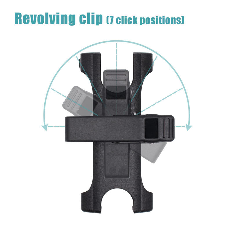  [AUSTRALIA] - Replace PMLN7190A PMLN7190 Carry Holder with Swivel Belt Clip Compatible for Motorola SL300 SL500 SL3500E SL1600 SL1M SL2M Portable Radios -1pc