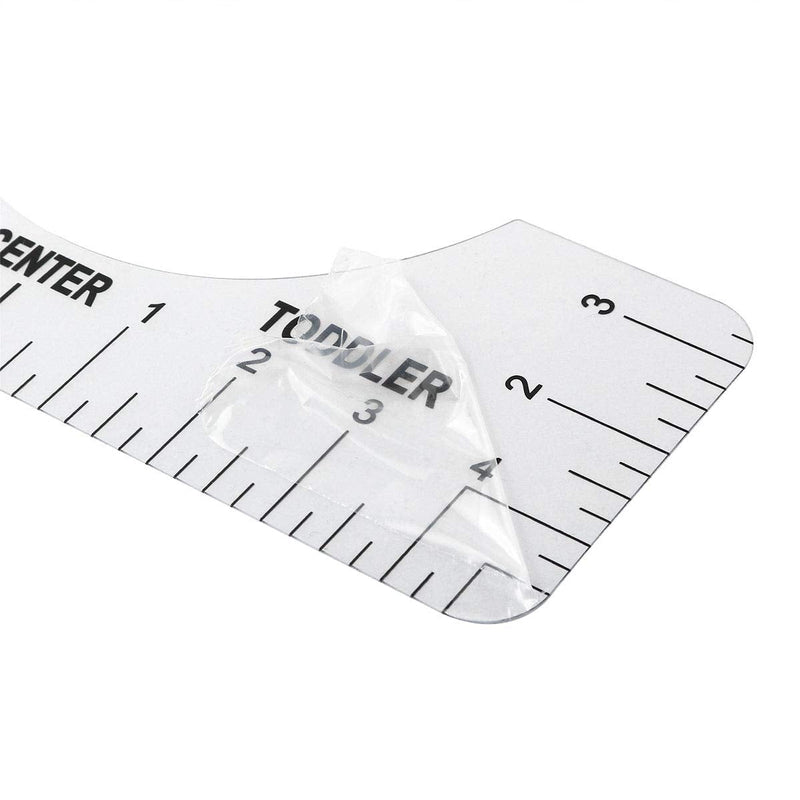  [AUSTRALIA] - ZRM&E 6 in 1 T-Shirt Guide Ruler Round Neck Calibration Tool Centering Alignment Tool Ruler for Circuit Heat Press, Sublimation, Screen Printing, Vinyl Press