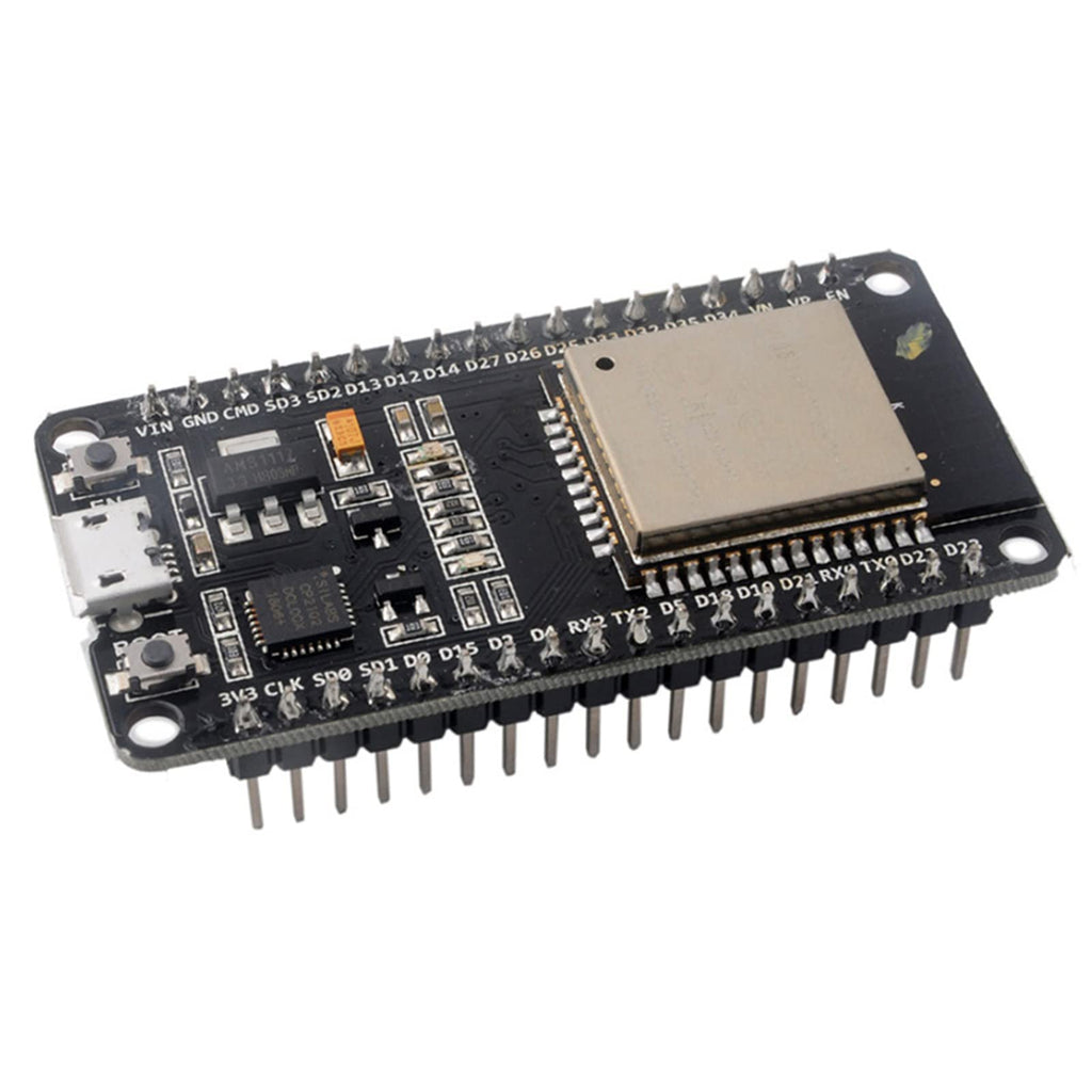  [AUSTRALIA] - Wishiot NodeMCU-32S ESP32 DEVKIT ESP-WROOM-32 Development Board Dual Cores Microcontroller Processor ESP-32S WiFi Bluetooth-Compatible Module onboard CP2102 Chip