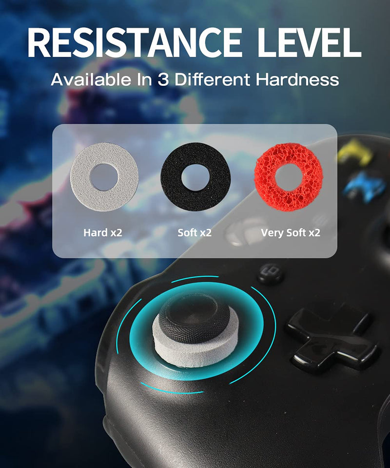  [AUSTRALIA] - Weska Precision Rings FPS Aiming Motion Control for PS4, PS5, Xbox One, Switch Pro & Scuf Controller,Sensitivity Adjustment with 3 Different Strengths [Japanese Design]