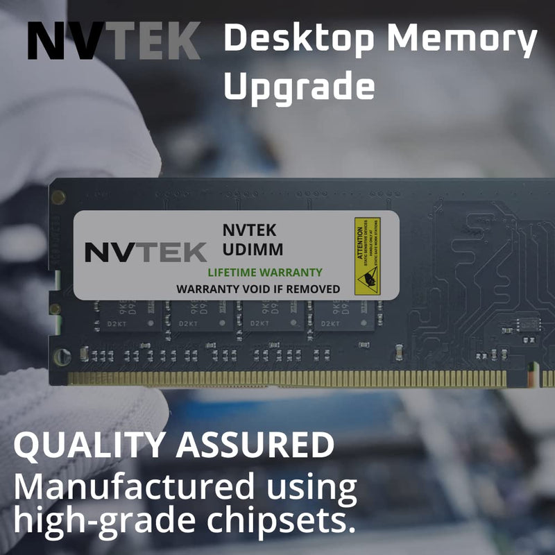  [AUSTRALIA] - NVTEK 16GB DDR4-2933 PC4-23400 Non-ECC UDIMM Desktop PC RAM Memory Upgrade