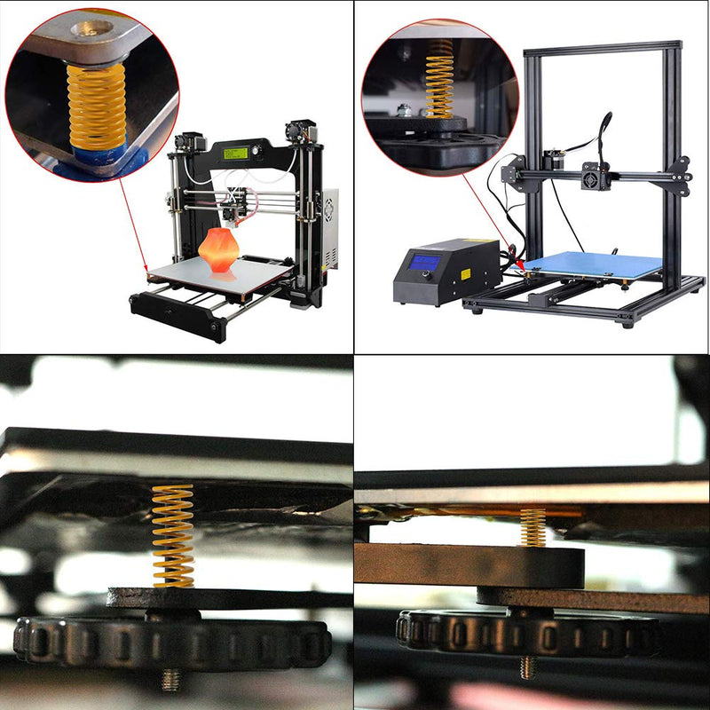  [AUSTRALIA] - Aokin 3D Printer Heat Bed Springs, 8mm OD 20mm Length Compression Mould Die Springs Light Load for Creality Ender 3, Ender 3 Pro, Ender 3 V2, Ender 3S 3D Printer, 10 Pcs
