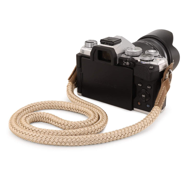  [AUSTRALIA] - MegaGear SLR, DSLR Camera Cotton Strap (Large) - Mink (MG1794) Large - 100cm/39inc