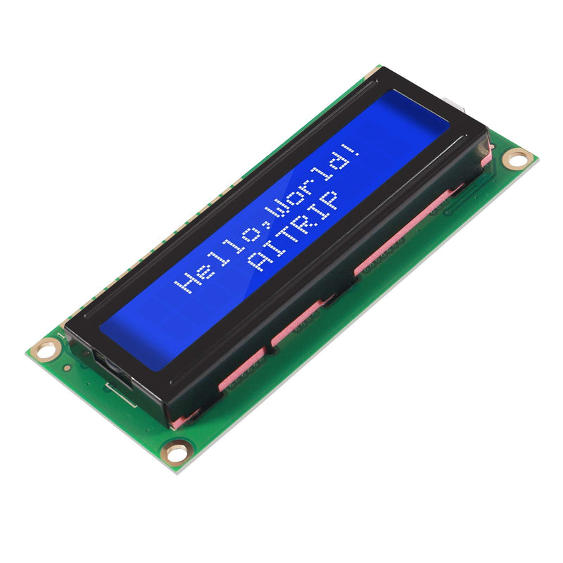  [AUSTRALIA] - AITRIP 5 pcs HD44780 1602 LCD Display Module DC 5V 16x2 Character LCM Blue Blacklight for Arduino Also Compatible with Raspberry Pi STM32 DIY Maker Project(Without Adapter Chip)