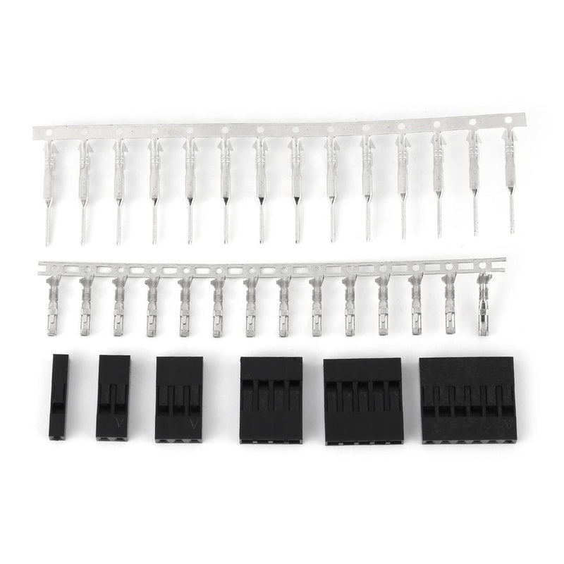  [AUSTRALIA] - TOPINCN 370pcs Electrical Connectors Wire Jumper Pin Connector Housing Electrical Terminals Kit and M/F Crimp Pins Automotive Crimp Connector Set