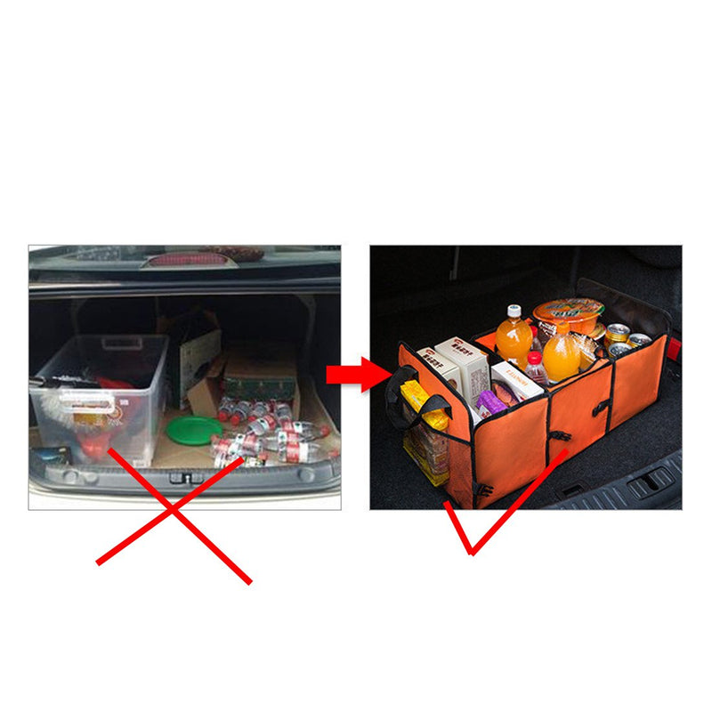  [AUSTRALIA] - YIOVVOM Trunk Organizer - Best for Keeping All Truck Supplies Together, Rugged and Durable for Hauling Cargo, While Folding Flat for Easy Storage. Organizer for Car, SUV and Truck Black