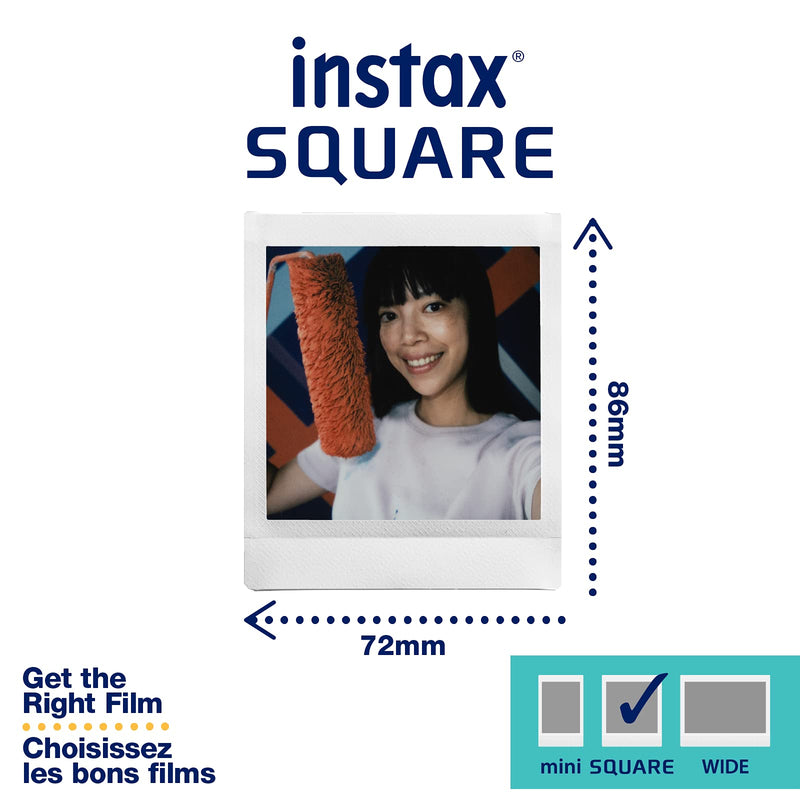 Fujifilm Instax Square Monochrome Film - 10 Exposures (16671332) - LeoForward Australia