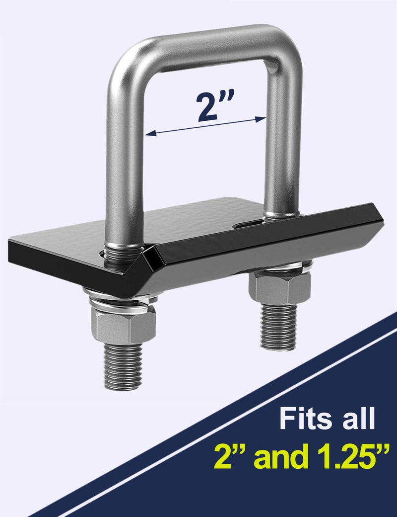  [AUSTRALIA] - Hitch Tightener for 1.25" and 2"Hitches LIBERRWAY 304 Stainless Steel Hitch Tightener Anti-Rattle Stabilizer Rust-Free Heavy Duty Lock Down Easy Installation Quiet