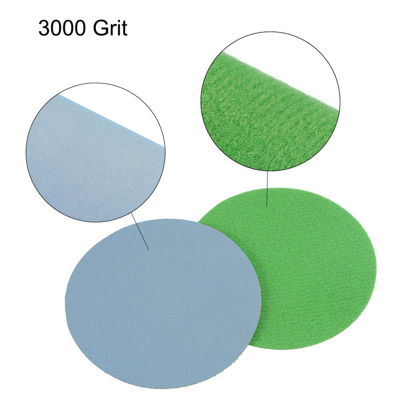  [AUSTRALIA] - uxcell 3-inch Hook and Loop Sanding Disc Wet/Dry Silicon Carbide 3000 Grit 20 Pcs