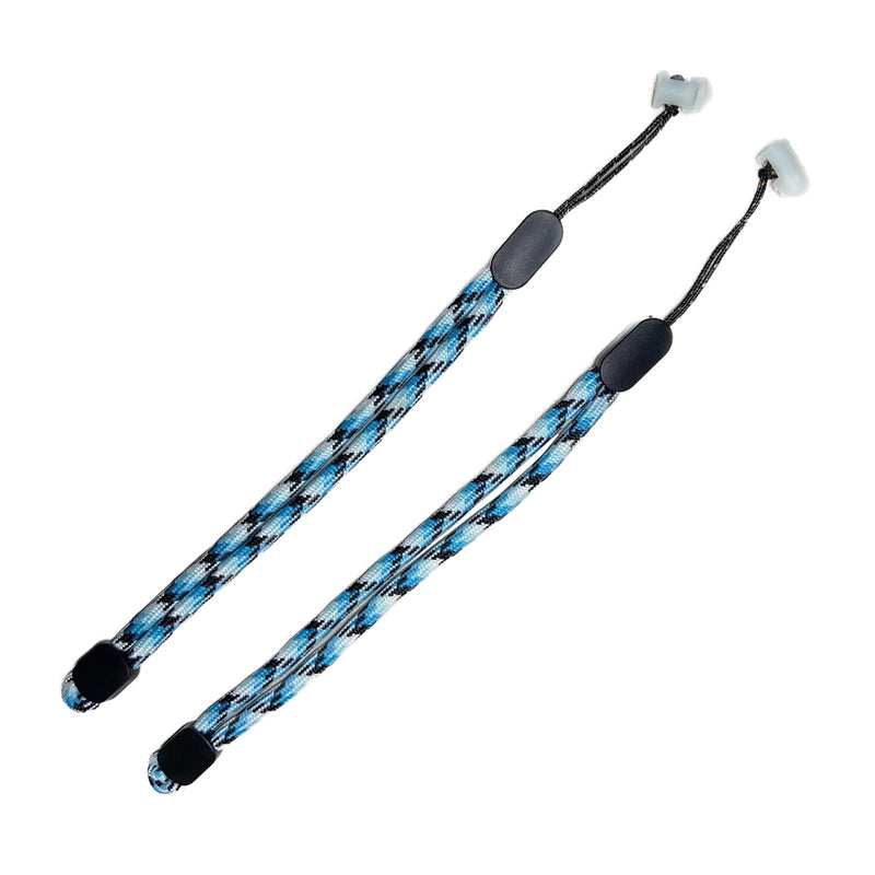  [AUSTRALIA] - Improved Replacement Wrist Straps for Oculus Quest 2 Gen Controller, Sturdy Comfy Adjustable Hand Strap for Oculus 2, Easy Attach White Resin Stopper for Oculus Controllers BlueFlower