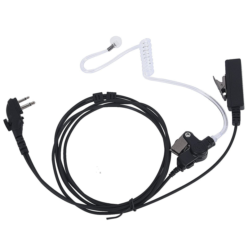  [AUSTRALIA] - Pdflie BD502 BD 502i 402i Earpiece 2Pin with Screw Walkie Headset for HYT Hytera BD502i BD552i BD612i PD402i PD482i PD502i PD562i TC508 BD500 TD500 TD560 PD530 PD506 PD560 PD415 (Acoustic) Acoustic