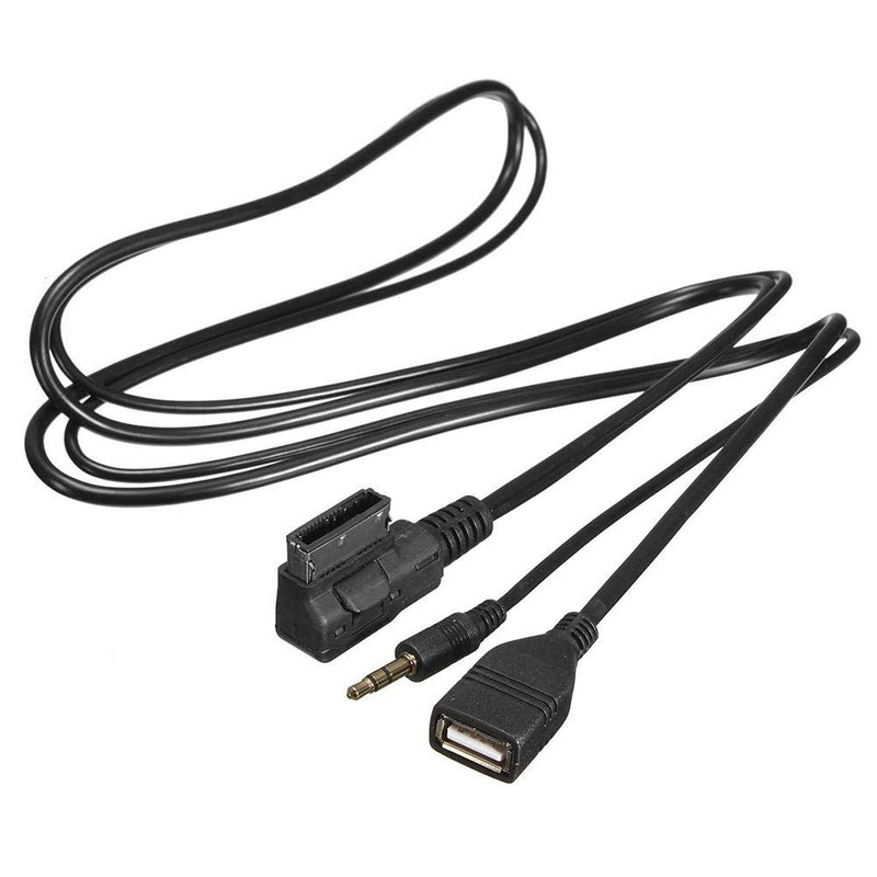 Aramox AUX Cable, Music MDI AMI MMI Interface USB+Charger AUX Cable For Audi A6L A8L Q7 A3 A4L A5 A1 - LeoForward Australia