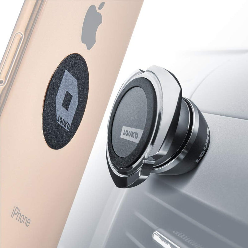  [AUSTRALIA] - LOVKO Cell Phone Holder for Car Dashboard - iPhone Car Mount Compatible with Any Smartphone or GPS - Universal Auto-Grip Car Phone Mount Magnetic