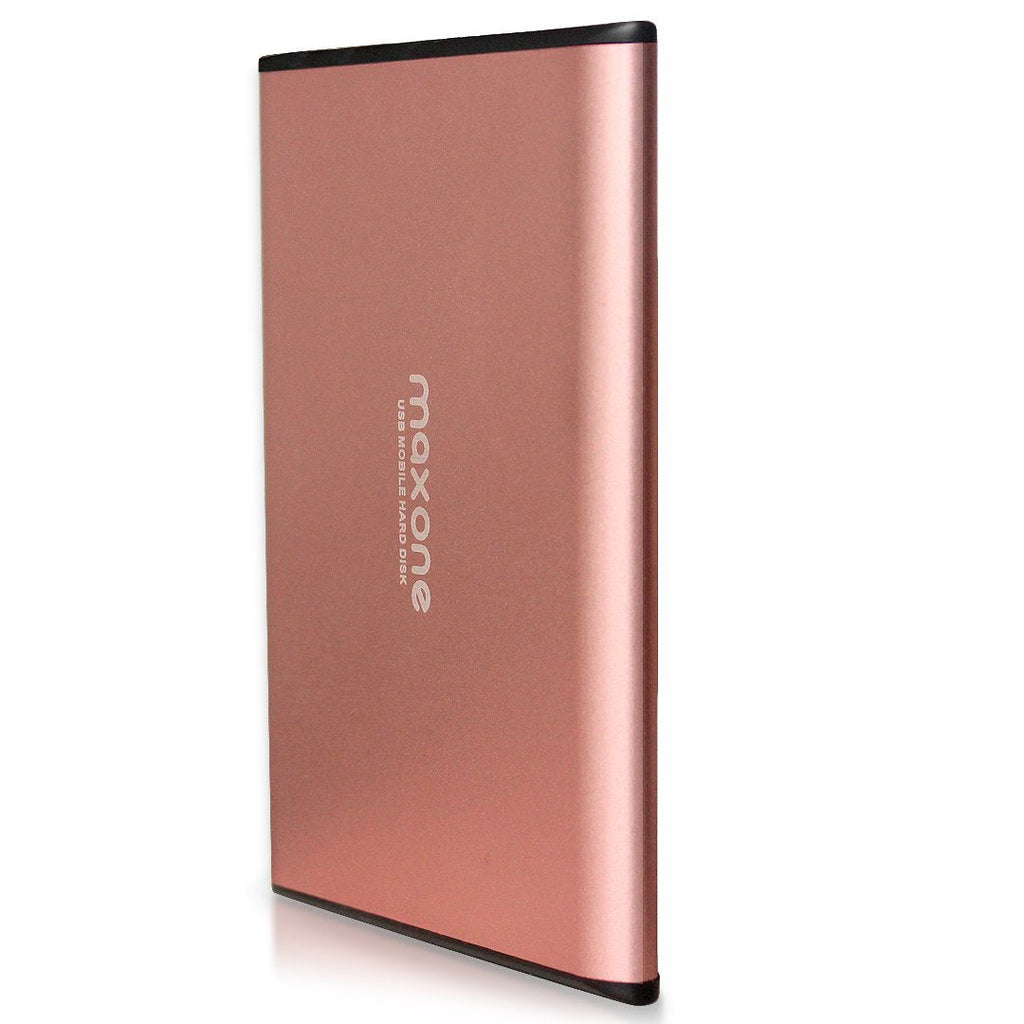  [AUSTRALIA] - Maxone 1TB Ultra Slim Portable External Hard Drive HDD USB 3.0 for PC, Mac, Laptop, PS4, Xbox one - Rose Pink
