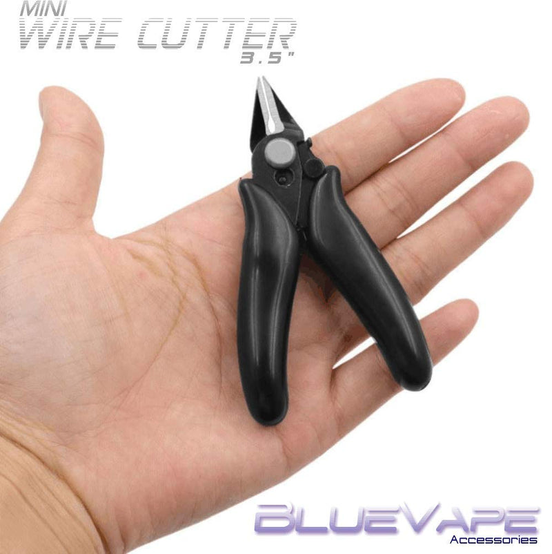 BLUEVAPE 3.5 inch Mini Wire Cutter(black), Diagonal Cutting Pliers Micro Flush Cutting Pliers-Wire Cable Side Flush Cutter for Fishing, Cable, Jewelry, Beauty nails, Hand Tool Assembling the Model - LeoForward Australia