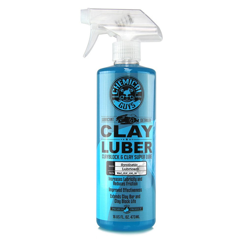  [AUSTRALIA] - Chemical Guys CLY_109 Light Duty Clay Bar and Luber Synthetic Lubricant Kit (16 oz) (2 Items) Clay Bar Light w/ Luber Blue