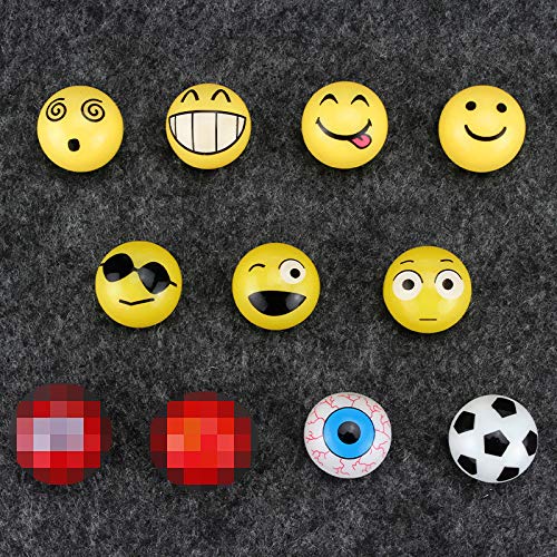 INCART Smiley Face Shaped Tire Valve Stem Caps, Universal (4pcs) Car Tire Valve Stem Air Caps Cover for Car Wheels Emoji06-Smiley Face - LeoForward Australia
