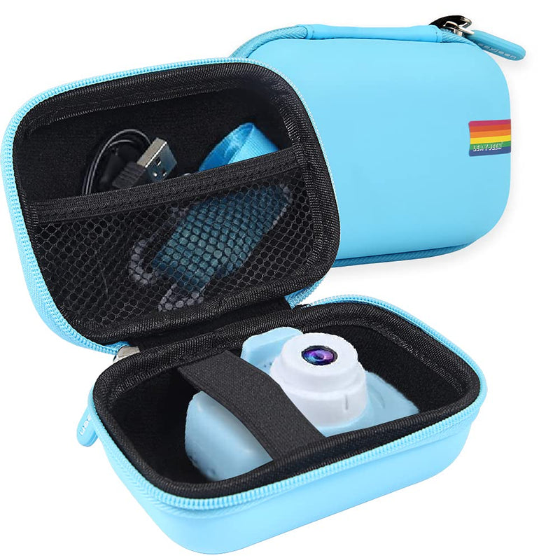  [AUSTRALIA] - Leayjeen Kids Camera Case Compatible with HIMEN Kids Camera Toys Christmas Birthday Gifts (Case Only) --Blue