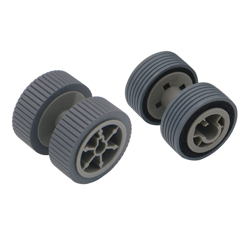  [AUSTRALIA] - Intendvision Replacement Scanner Brake Roller and Pick Roller Set Compatible for Fujitsu fi-6130 fi-6130Z fi-6140 fi-6140Z fi-6230 fi-6230Z fi-6240 fi-6240Z fi-6125 fi-6225, PA03540-0001 PA03540-0002