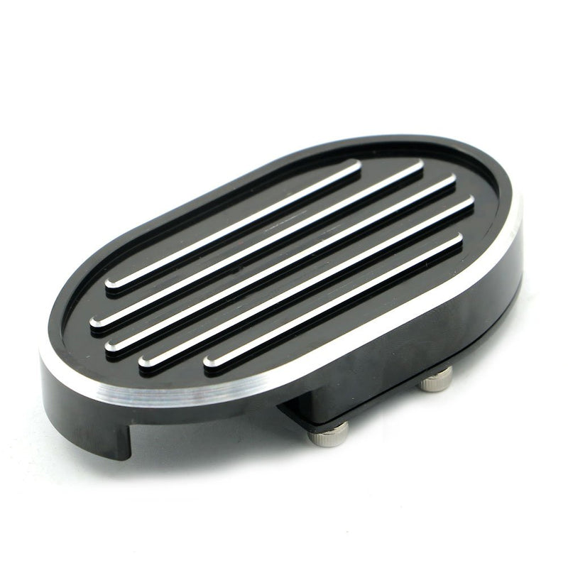  [AUSTRALIA] - Alpha Rider Cut Grill CNC Billet Brake Pedal Pad Cover For Harley Dyna Wide Glide V-Rod Sportster XL 883 1200