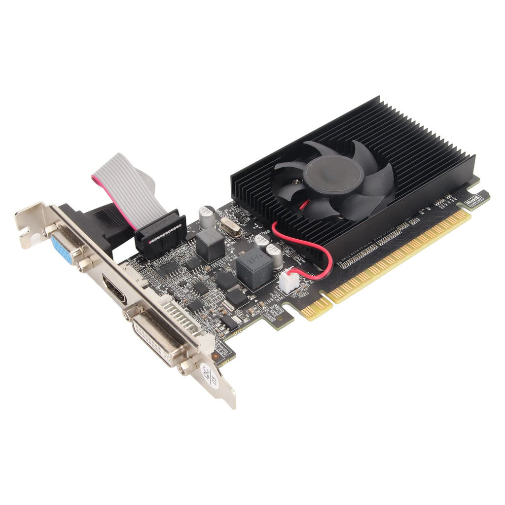  [AUSTRALIA] - GT210 Graphics Card, 64bit 589MHZ 1GB DDR3 Graphics Card, PCI Express 2.0, DirectX10.1 PC Video Card, DVI VGA HDMI Low Profile Graphics Card with Cooling Fan… GT210 1GB DDR3