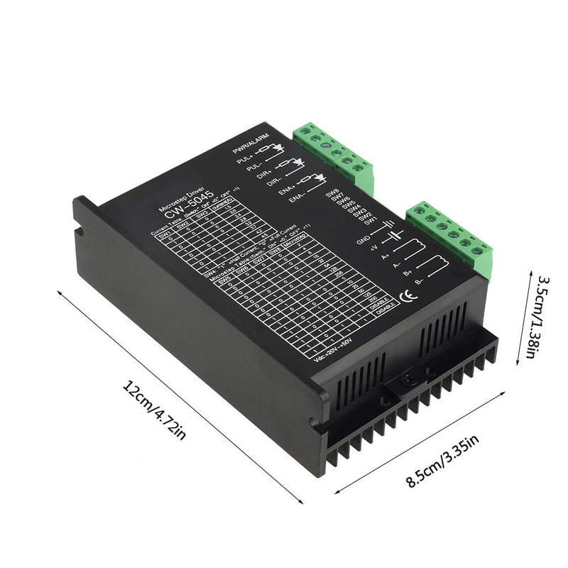  [AUSTRALIA] - Stepper Motor, Stepper Motor Microstep Driver 4.5A 24V-50VDC for CNC Hybrid Motors CW-5045