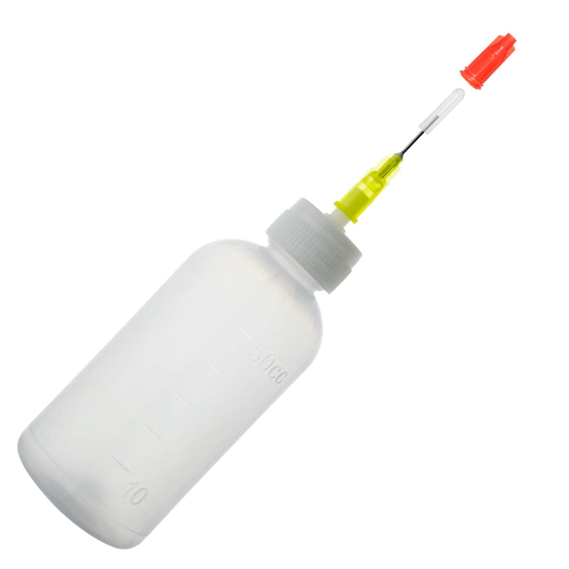  [AUSTRALIA] - 10Pcs Syringe Bottle with 20G Dispensing Needles and Cap (50ml Dispensing Bottle) 50ml dispensing bottle