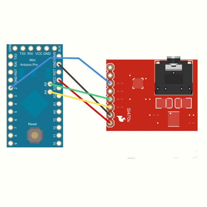  [AUSTRALIA] - HiLetgo Si4703 RDS FM Radio Tuner Evaluation Breakout Board For Arduino AVR PIC ARM