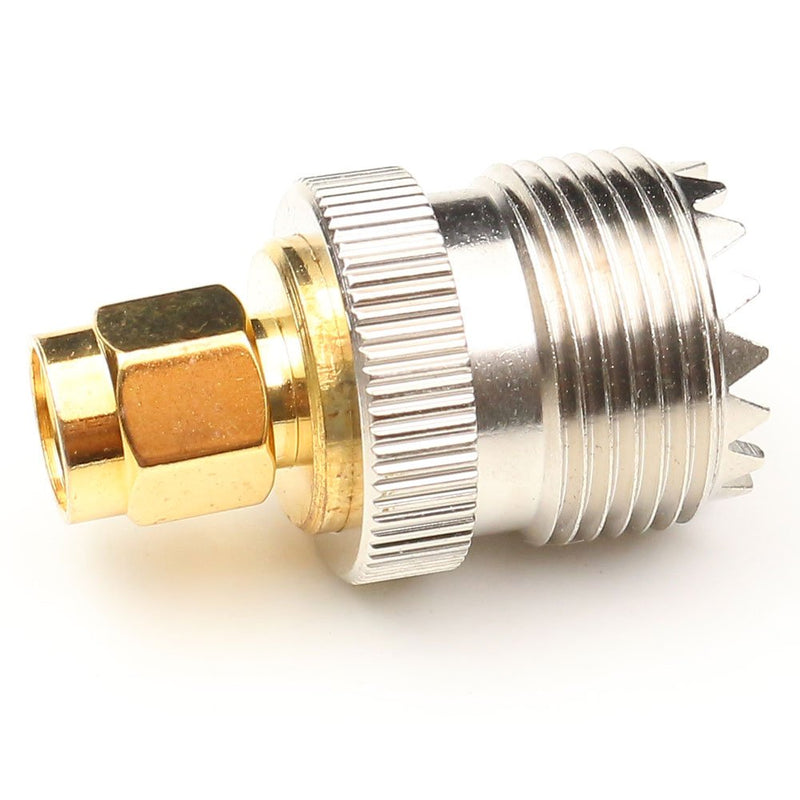 ANHAN SMA Male to UHF Female Connectors,Pl259 to SMA Coax Cable Connectors SMA Connect to UHF Antenna Adapters - LeoForward Australia
