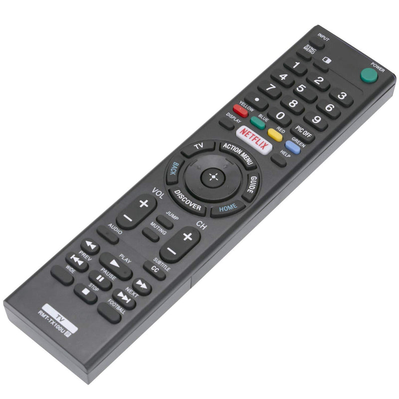 New RMT-TX100U Replace Remote Control RMTTX100U fit for Sony Bravia TV KDL-75W850C KDL-65W850C KDL-55W850C XBR-65X890C XBR-55X890C XBR-55X850C XBR-49X830C XBR-43X830C XBR-75X880C - LeoForward Australia