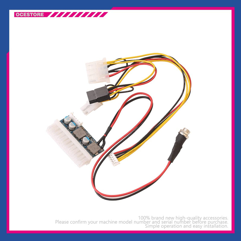  [AUSTRALIA] - OCESTORE 24Pin ATX Switch Pico PSU Car Auto Mini ITX High Power Supply Module DC 12V 160W ATX Power Switch Cable