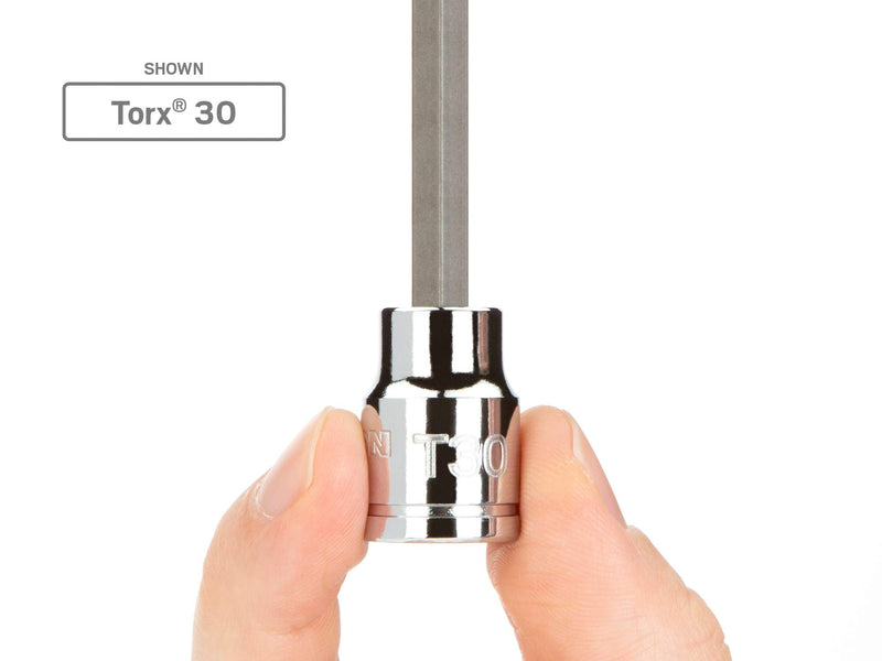  [AUSTRALIA] - TEKTON 3/8" Drive x T60 Long Torx Bit Socket | SHB14460