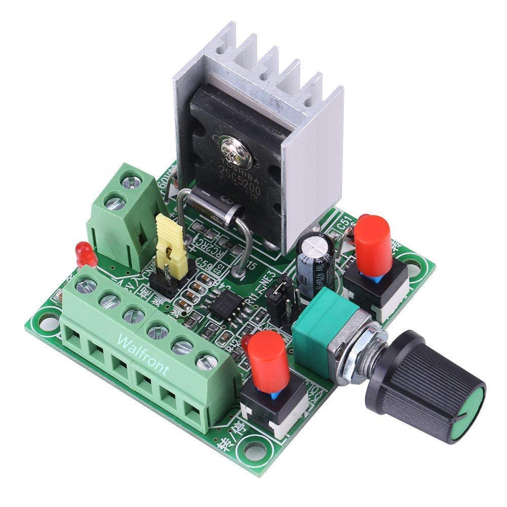  [AUSTRALIA] - Signal generator module PWM/frequency pulse adjustable stepper motor drive controller board with jumper for easy speed and return control