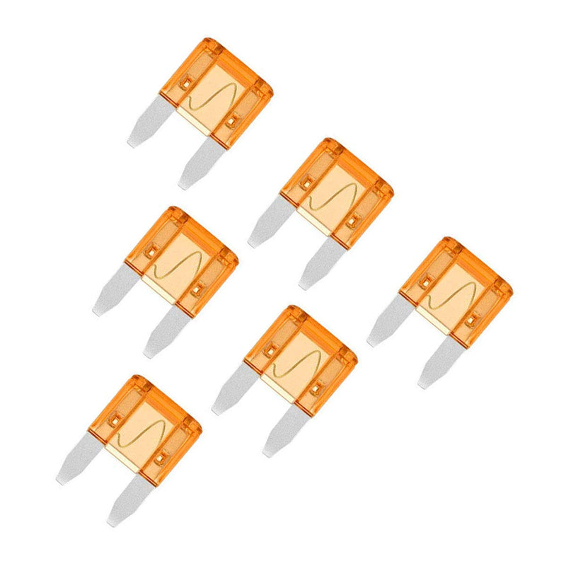  [AUSTRALIA] - 100 Pack Auto Fuses 5 AMP APM/ATM 32V Mini Blade Style Fuses 5A Short Circuit Protection Car Fuse (5 AMP)