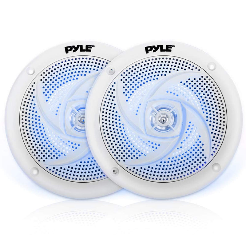  [AUSTRALIA] - Pyle Marine Speakers - 5.25 Inch 2 Way Waterproof and Weather Resistant Outdoor Audio Stereo Sound System PLMRS53WL & Dicor BT-1834-1 1/8'' x 3/4'' x 30' Butyl Seal Tape Passive Speakers + Butyl Seal Tape