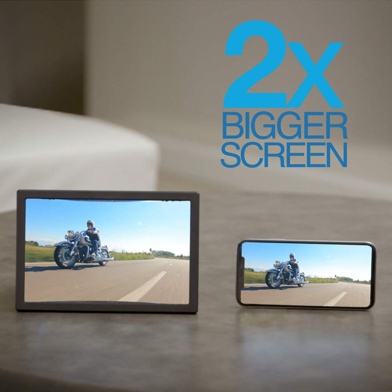  [AUSTRALIA] - The Big Picture Smartphone Screen Magnifier for Cell Phone That is Two Times Bigger Cell Phone Magnifier 3D Screen Enlarge Video Movie