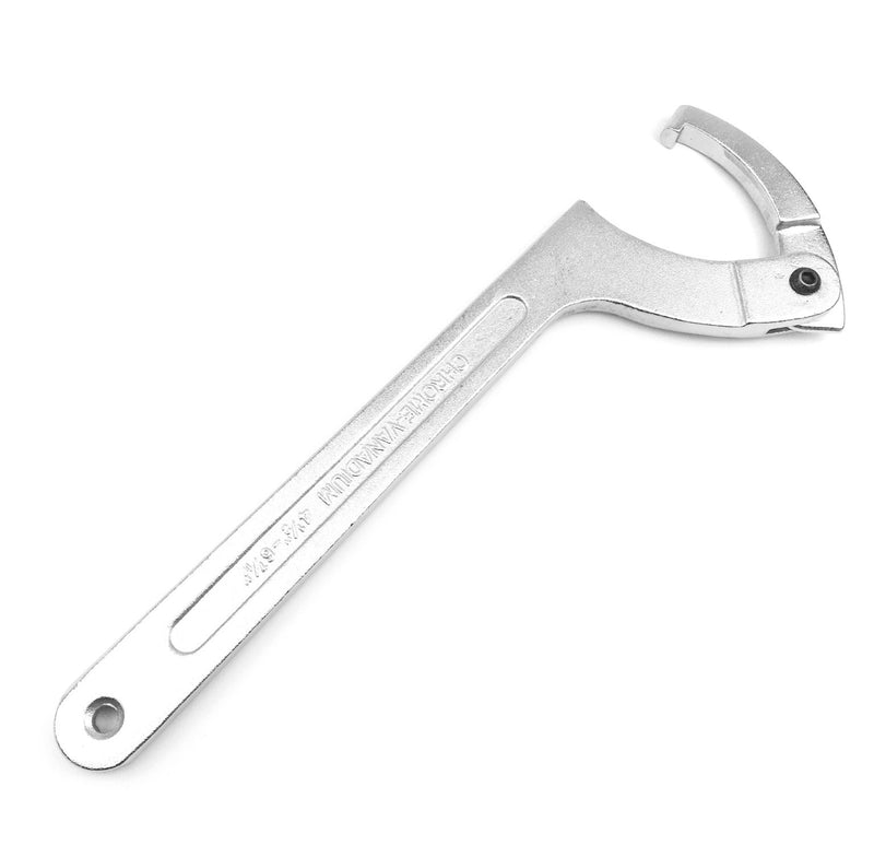  [AUSTRALIA] - Vmotor Chrome Vanadium C Spanner Tool Adjustable Hook Wrench - 4 1/2"-6 11/16"(115-170mm) 115-170