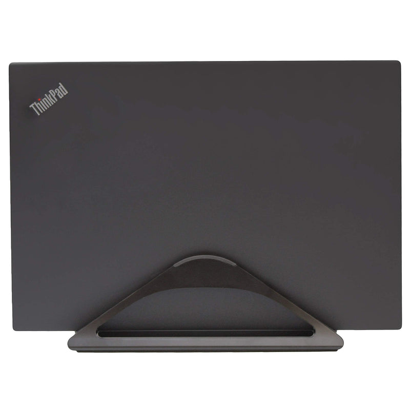  [AUSTRALIA] - HumanCentric Vertical Laptop Stand for Desks (Matte Black) | Adjustable Holder to Dock Apple MacBook, MacBook Pro, and Other Laptops to Organize Work & Home Office