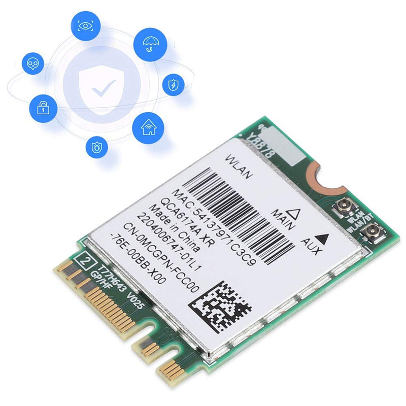  [AUSTRALIA] - PUSOKEI NGFF M.2 Network Card,802.11AC 867M Bluetooth 4.1 Dual Band 2.4G/5G WiFi Module NGFF Intel Card for Laptop,802.11a/b/g/n/ac