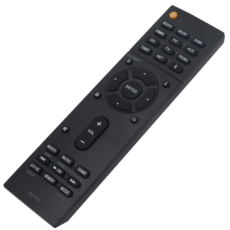 RC-911R RC911R Replace Remote Control fit for Onkyo AV Receiver Speaker HT-R695 HT-S7800 TX-NR555 TX-NR575 TX-NR575E TX-NR585 TX-NR656 TX-NR676 TX-NR676E TX-NR686 TX-NR757 TX-NR777 TX-NR787 TX-RZ610 - LeoForward Australia