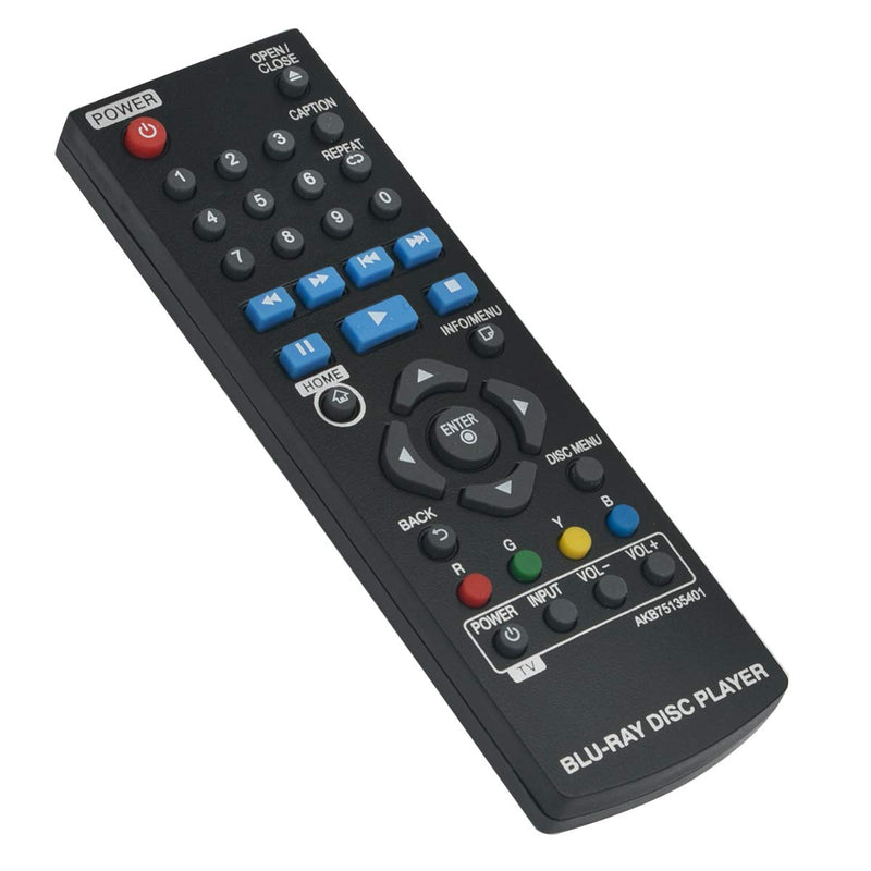 AKB75135401 Replacement Remote Control Applicable for LG UBK80 UP870 UP875 BPM35 BP175 Ultra HD Blu-ray Disc Player - LeoForward Australia