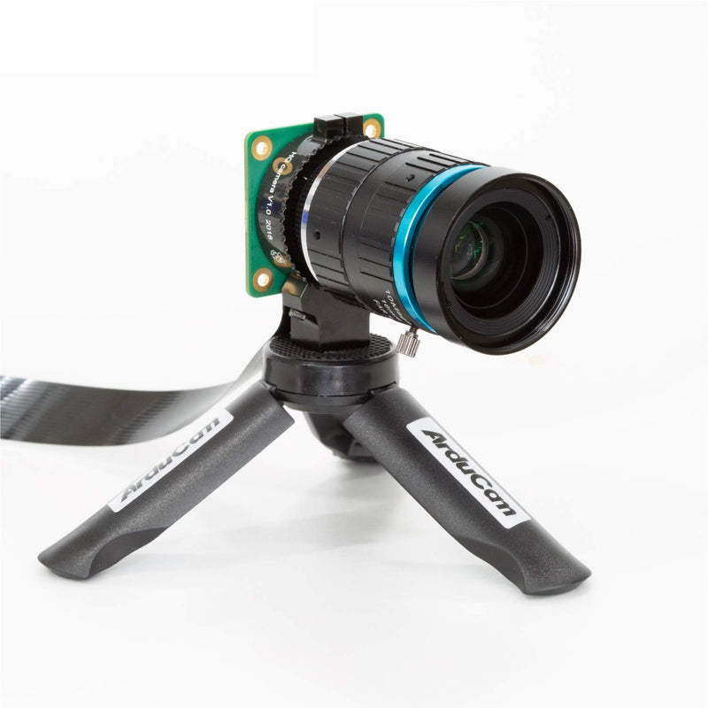  [AUSTRALIA] - Arducam C-Mount Lens for 12MP IMX477 Raspberry Pi HQ Camera, 16mm Focal Length with C-CS Adapter，Manual Focus and Aperture Adjustment