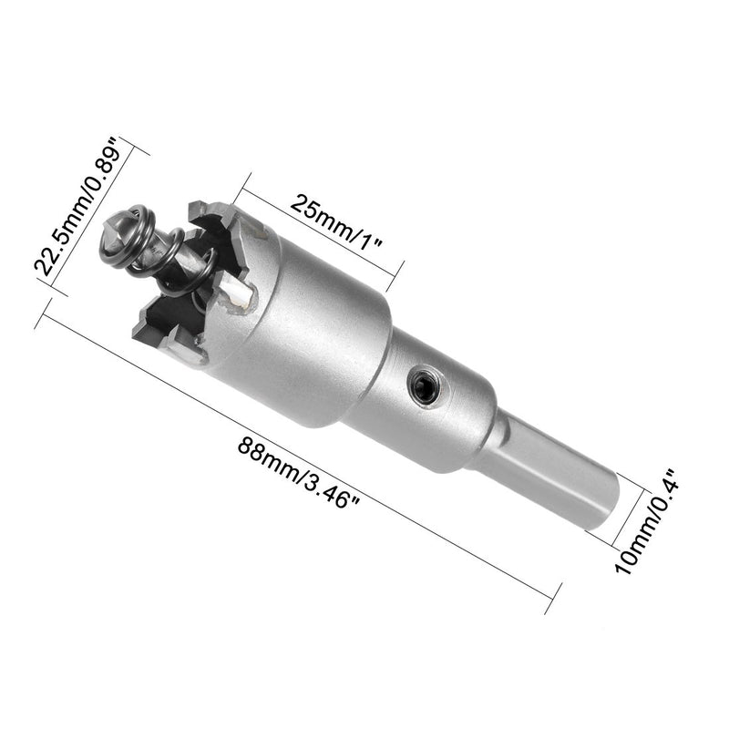 uxcell 22.5mm Carbide Hole Cutter, TCT Hole Saws for 2mm Stainless Steel Sheet Metal - LeoForward Australia