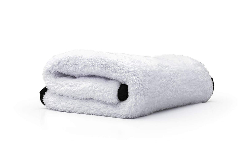  [AUSTRALIA] - The Rag Company (4-Pack) 16 in. x 16 in. Everest 550 White Super-Plush Professional Korean 70/30 Microfiber Detailing Towels (16x16 550gsm) 16x16 550gsm